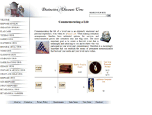 Tablet Screenshot of distinctive-urns.com